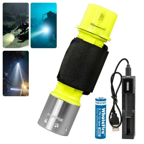 underwater diving flashlight|deep dive waterproof flashlight.